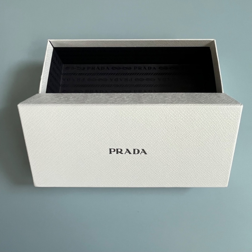 Prada White Sunglasses Storage Box